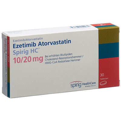 EZETIMIB Atorvast Spirig HC Tabl 10mg/20mg 30 Stk