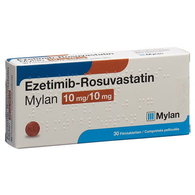EZETIMIB ROSUVAST Mylan Filmtabl 10mg/10mg 30 Stk