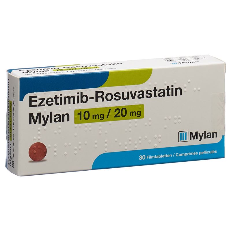 EZETIMIB ROSUVAST Mylan Filmtabl 10mg/20mg 30 Stk