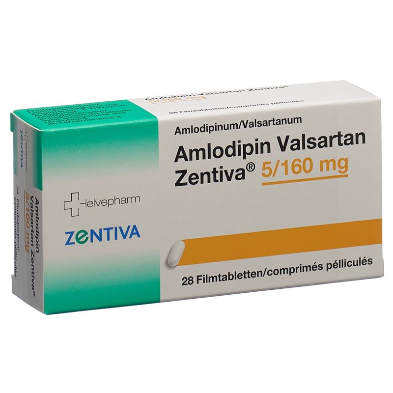 AMLODIPIN VALSARTAN Zentiva Filmtabl 5/160 28 Stk