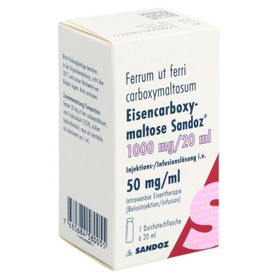 EISENCARBOXYMALTOSE Sandoz 1000 mg/20ml