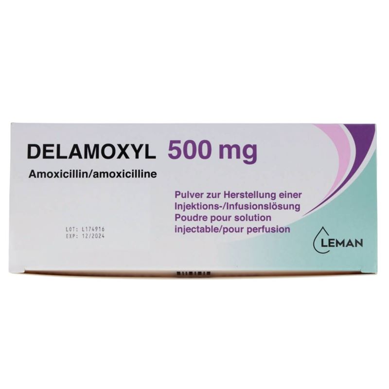 DELAMOXYL Trockensub 500 mg Durchstf 10 Stk